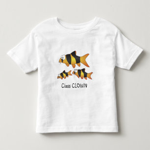 Class clown - Cool fish (Clown loach family) Toddler T-shirt