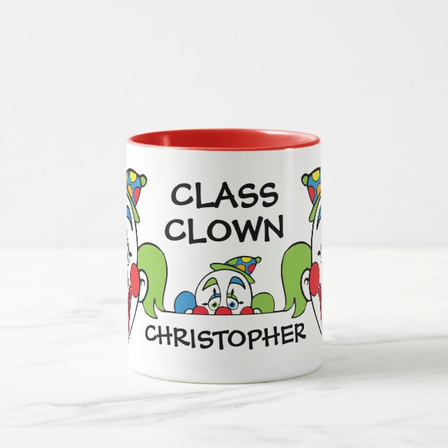 Class Clown Personalized Name Mug (Center)