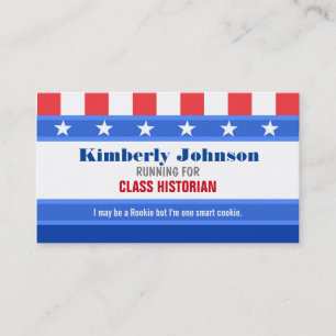 Class Historian Business Cards