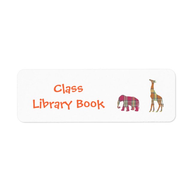 Class Library Book Plate (Front)