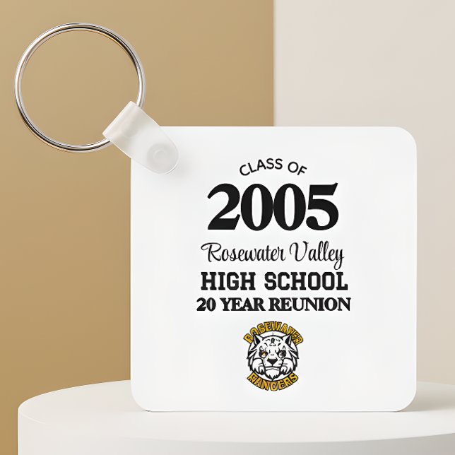 Class Mascot Class Reunion Keepsake Keychain (Creator Uploaded)