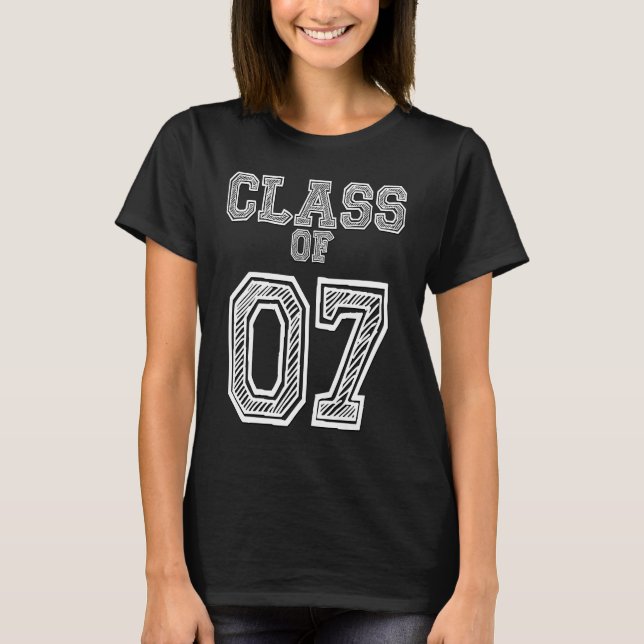 Class of 07  for Class of 2007 Reunion T-Shirt (Front)