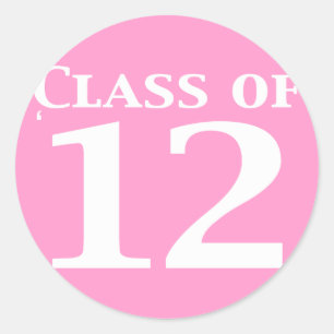 Class of 12 Gifts Classic Round Sticker