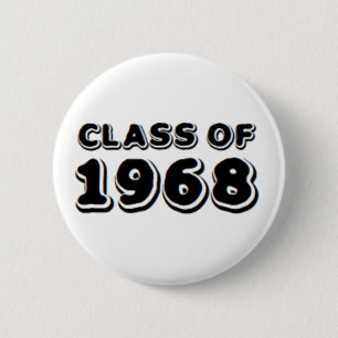 class of 1968 2 inch round button
