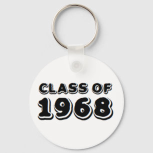class of 1968 keychain