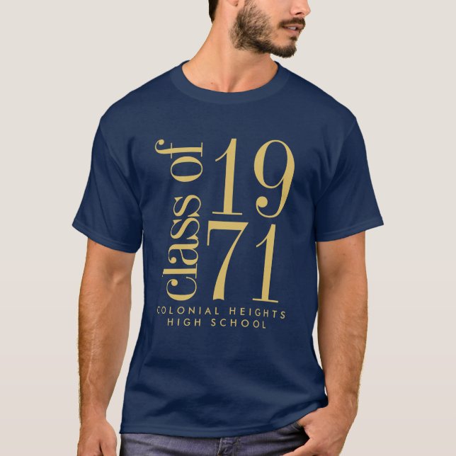 Class of 1971 Graduate CHHS T-Shirt (Front)