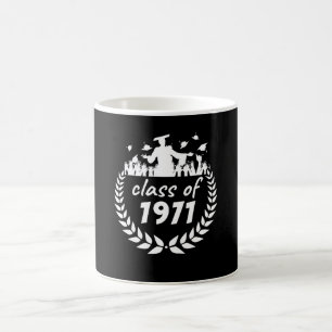 class of 1971 graduation or reunion design by year coffee mug