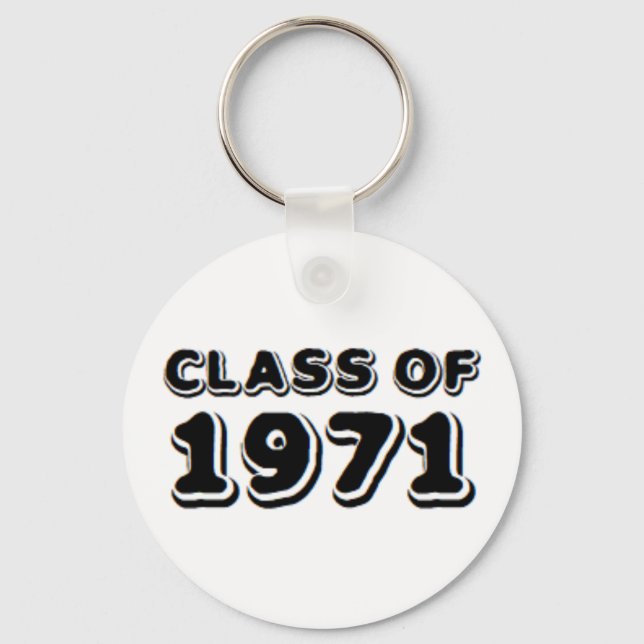 class of 1971 keychain (Front)