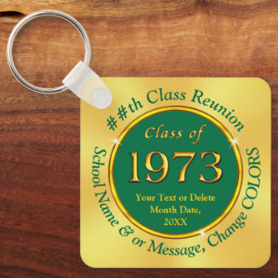 Class of 1973, gift ideas. Inexpensive, Reunion Keychain
