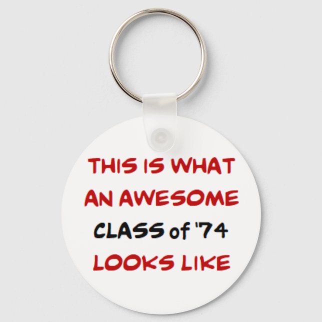 class of 1974, awesome keychain (Front)