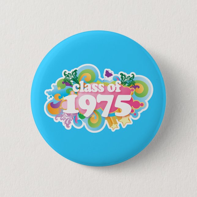 Class of 1975 2 inch round button (Front)