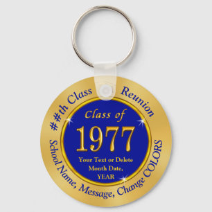Class of 1977, Custom, Class Reunion Party Favours Keychain