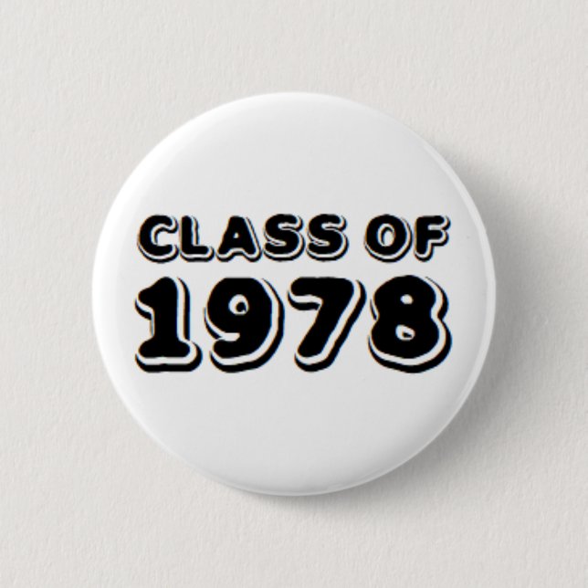 class of 1978 2 inch round button (Front)