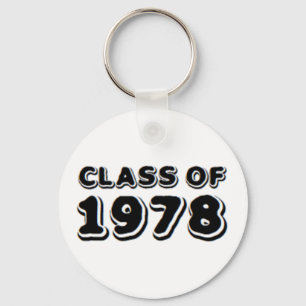 class of 1978 keychain