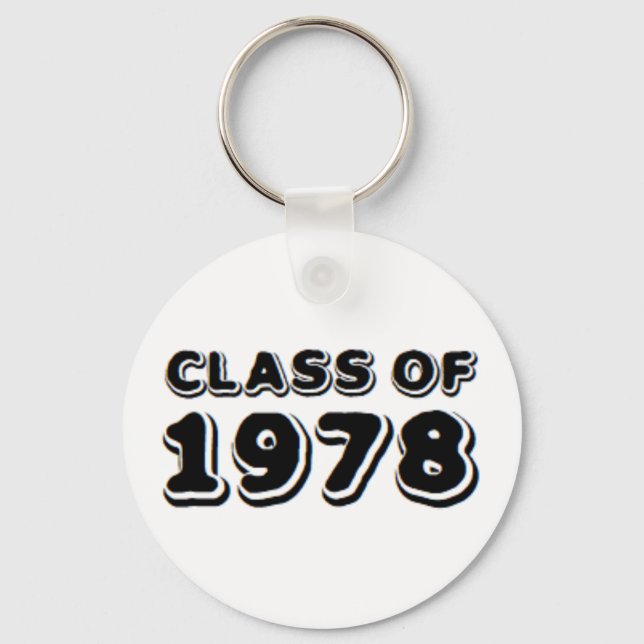 class of 1978 keychain (Front)