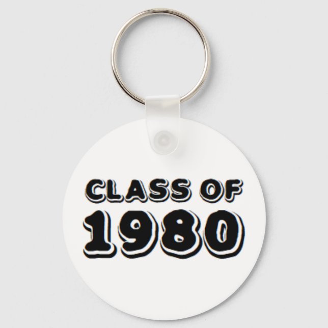 class of 1980 keychain (Front)