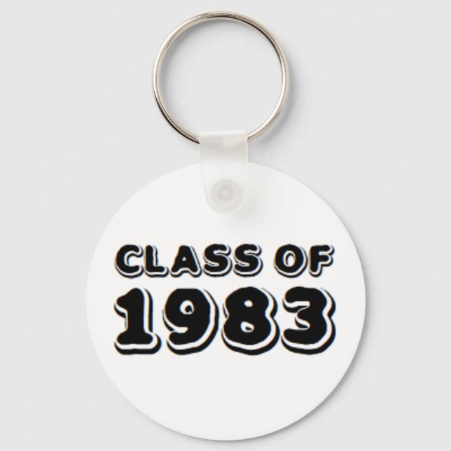 class of 1983 keychain (Front)