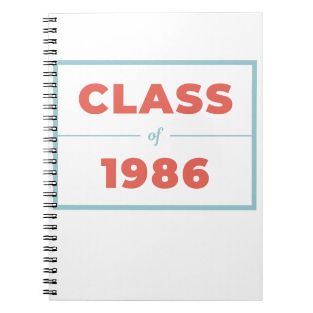 Class of 1986 notebook (Front)
