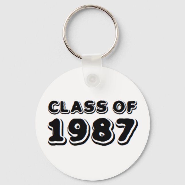 class of 1987 keychain (Front)