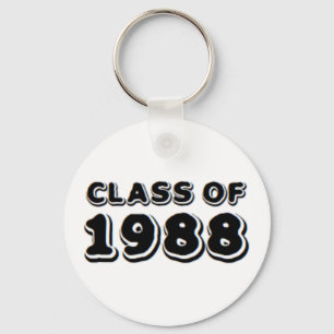 class of 1988 keychain
