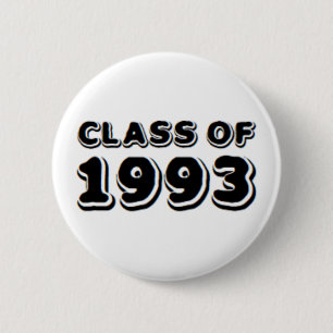 class of 1993 2 inch round button