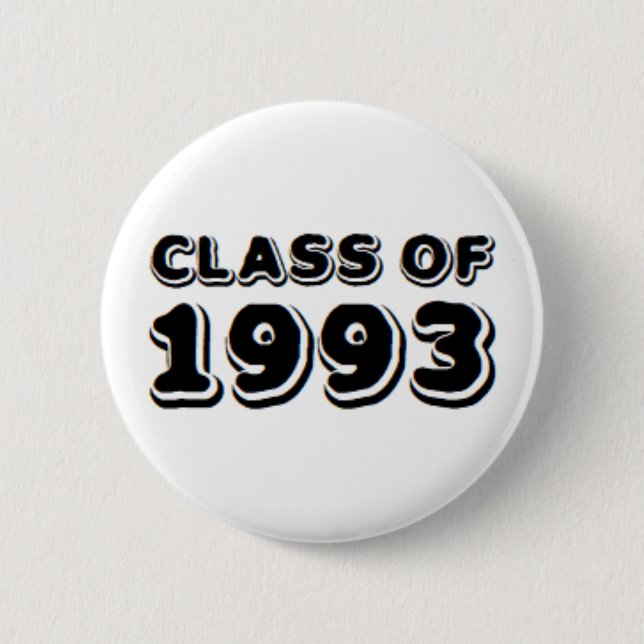 class of 1993 2 inch round button (Front)