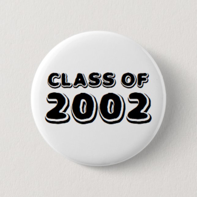 class of 2002 2 inch round button (Front)