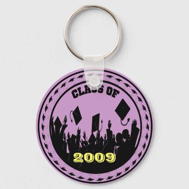 Class of 2009/2010 Choose Your School Colours Keychain (Front)