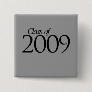 Class of 2009 2 inch square button