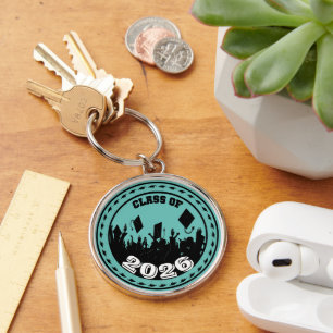 Class of 2009 Keychain You Choose BkGrd/Year/colou