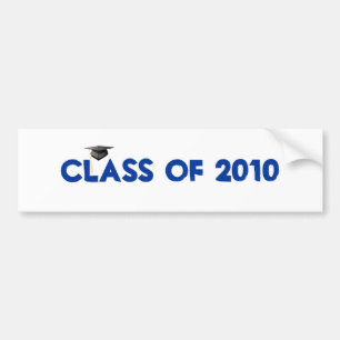 Class of 2010 graduation bumper sticker