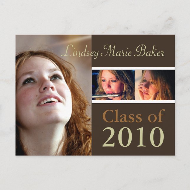 Class of 2010 Graduation Invitation Postcards (Front)