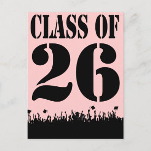 Class of 2010 Silhouettes Graduation Invitation Postcard