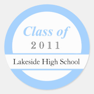 Class of 2011 Custom Stickers
