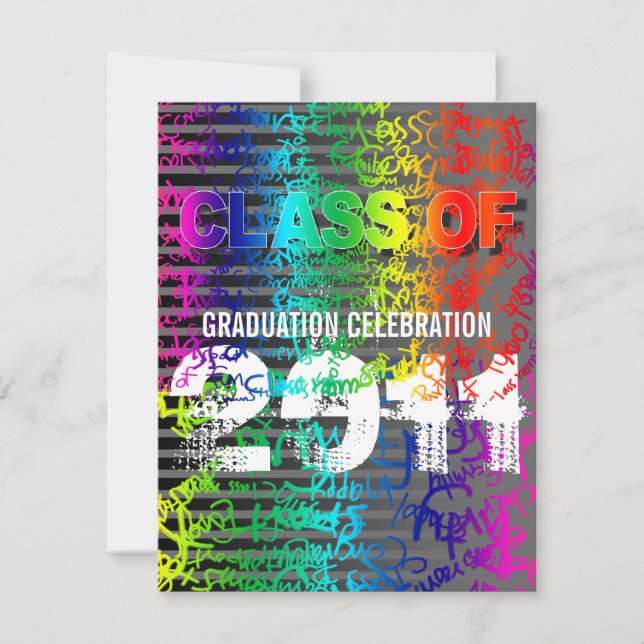 Class Of 2011 Graduation Invitation GM110 (Front)