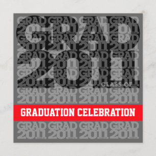 Class Of 2011 Graduation Party Invitation 03FF