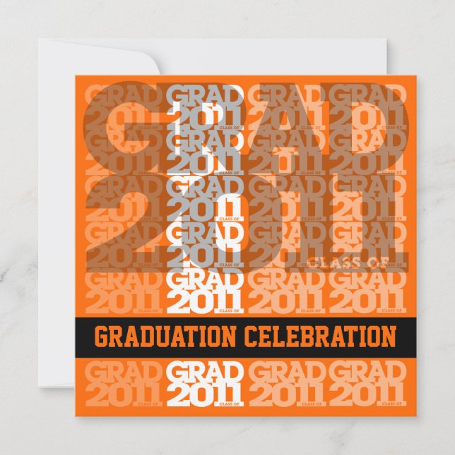 Class Of 2011 Graduation Party Invitation 03JJ (Front)