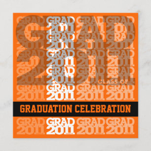 Class Of 2011 Graduation Party Invitation 03JJ