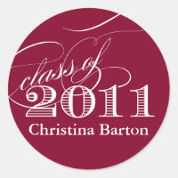 Class of 2011 Sticker- Customize it!