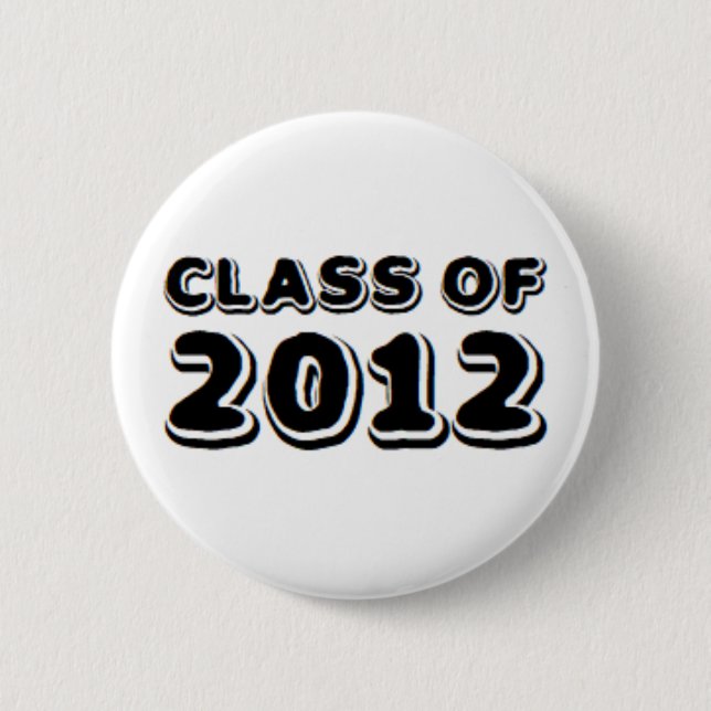 class of 2012 2 inch round button (Front)