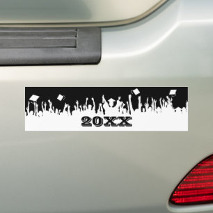 Class of 2012 BumperSticker Silhouette Celebration Bumper Sticker