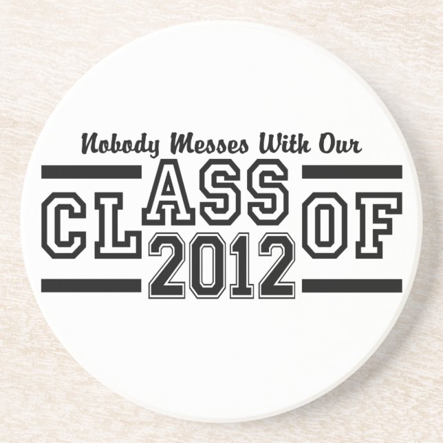 CLASS OF 2012 coaster, customizable Coaster (Front)