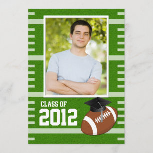 Class of 2012 Football Graduation Invitation