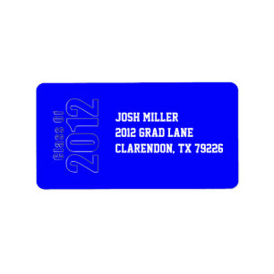 Class of 2012 Graduation Address Label