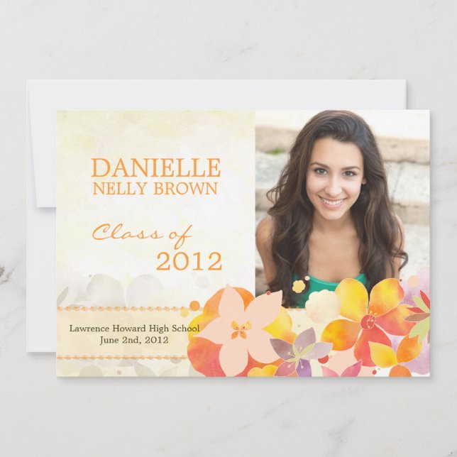 Class of 2012 Graduation Announcement & Party (Front)