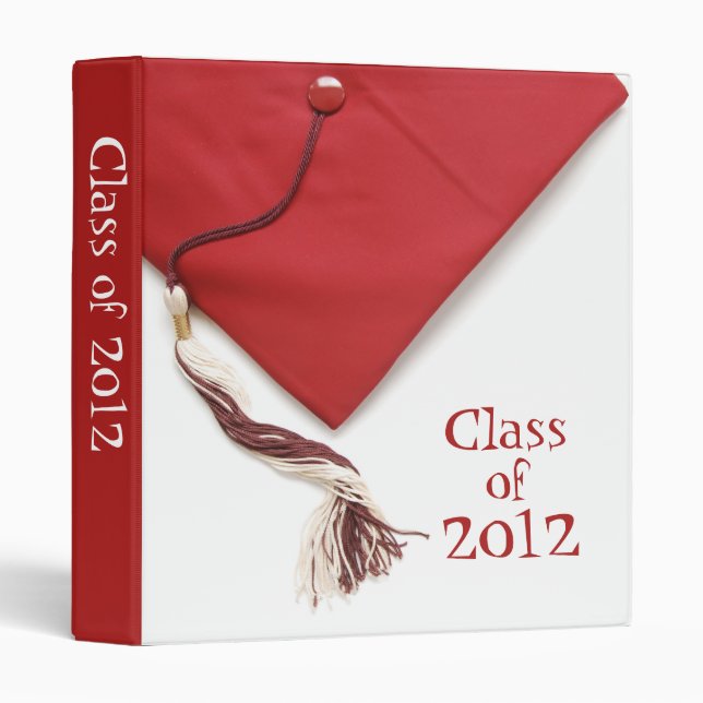 Class of 2012 Graduation Cap 1" Photo Album Binder (Front/Spine)