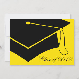 class of 2012 graduation cap invitation