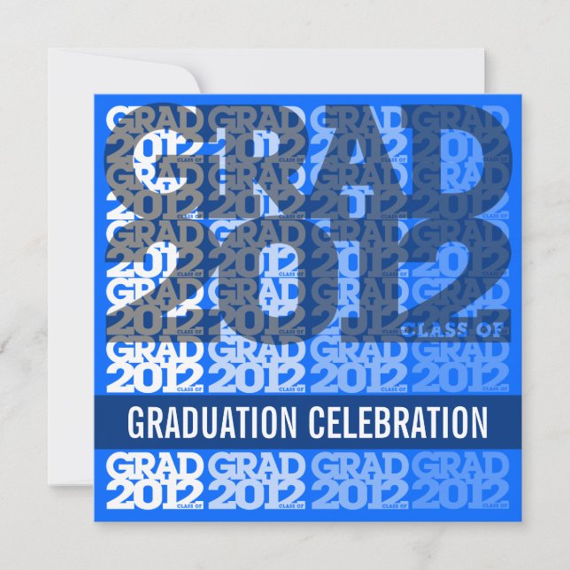 Class Of 2012 Graduation Party Invitation 12BS (Front)