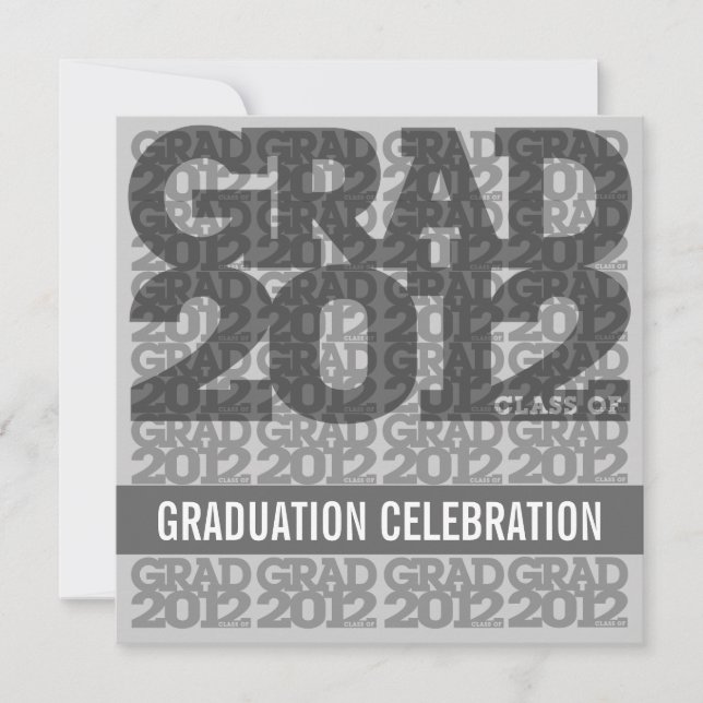 Class Of 2012 Graduation Party Invitation 12SS (Front)