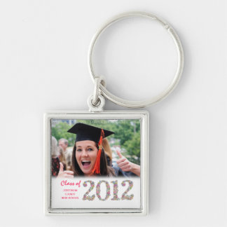 Class of 2012 Graduation Photo Metal Keyring